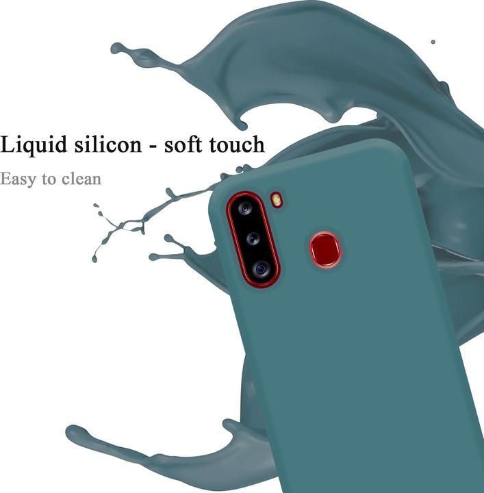 Immagine prodotto Cadorabo Copertura della cassa del silicone liquido TPU (Samsung Galaxy A21)