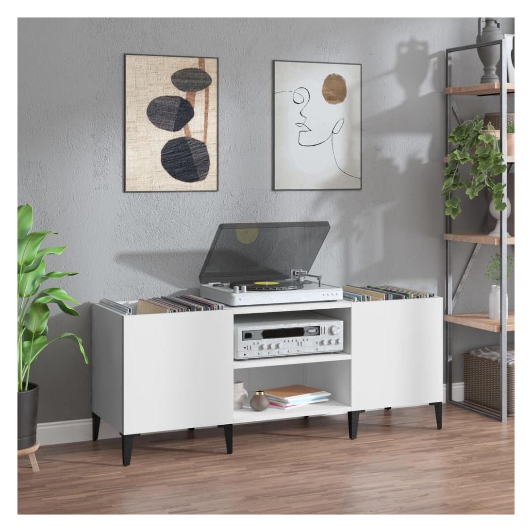 VidaXL Plattenschrank Grau Sonoma 121x38x48 Cm Holzwerkstoff, Dj Möbel, Grau