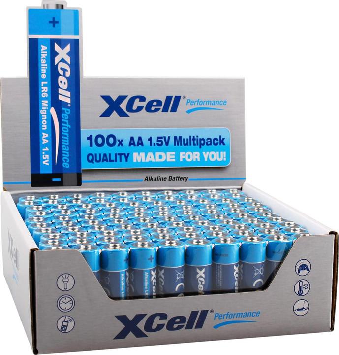 XCell Alcaline MN2400/AA/LR03 (10 pz., AA / LR6 / LR06 / Mignon / R6 / R14505, 2900 mAh)