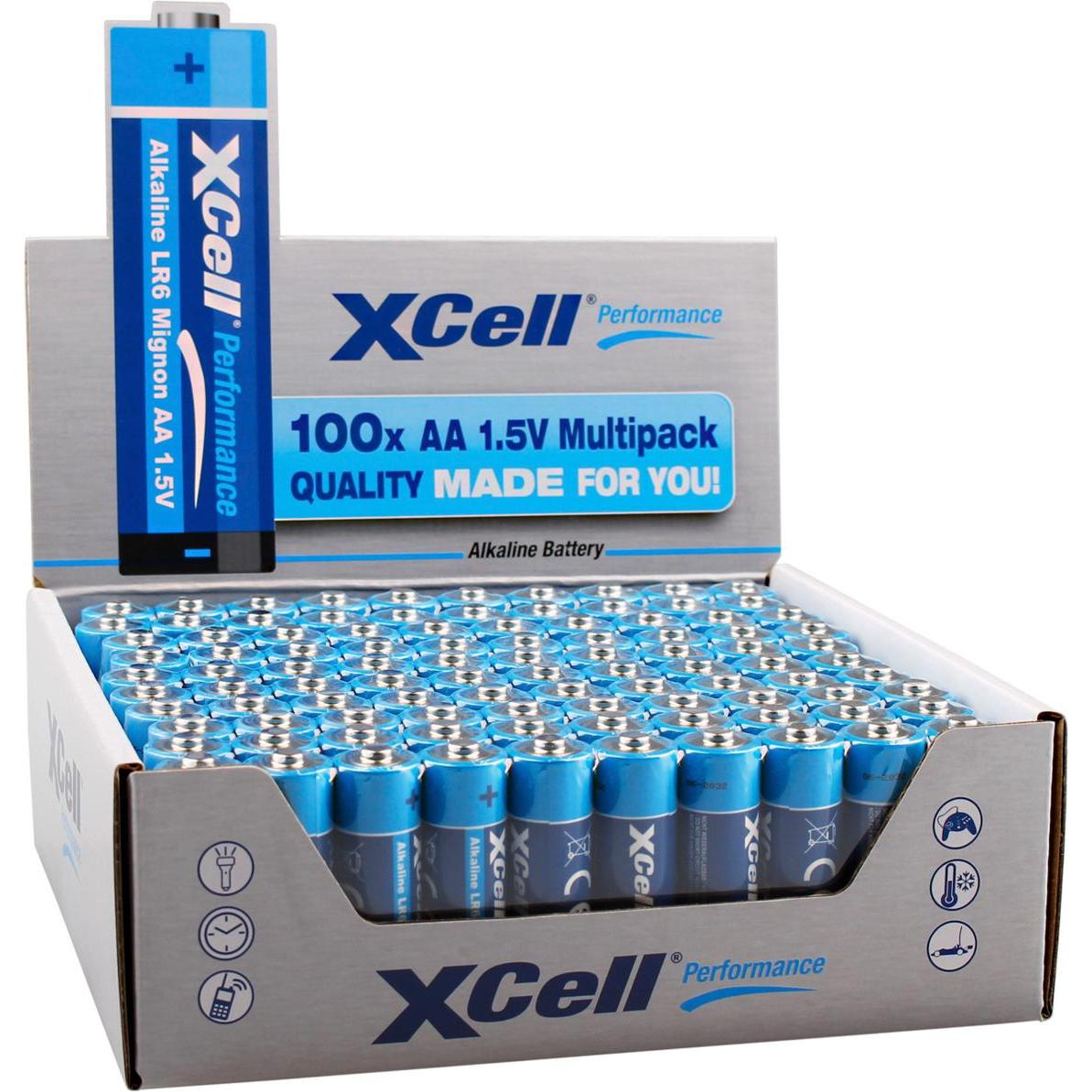 XCell Alcaline MN2400/AA/LR03 (10 pz., AA, 2900 mAh), Batterie + pile