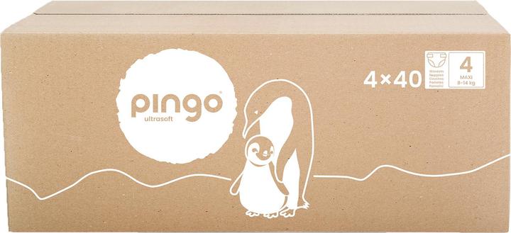 Produktbild Pingo Ökowindeln (Gr. 4, Halbmonatsbox, 160 Stück)