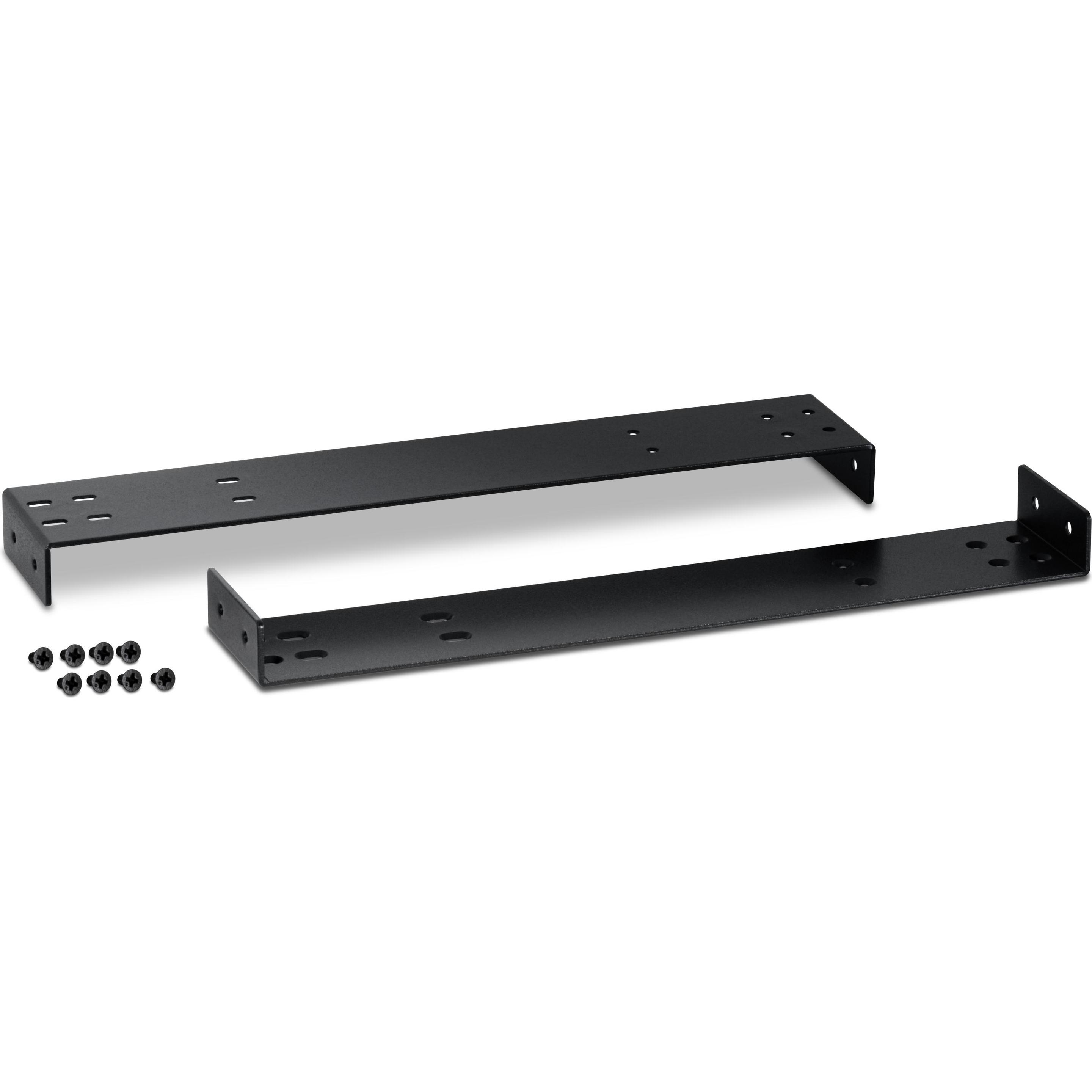 Trendnet TL2-F7080 DUAL RACK MOUNT KIT, Accessori per armadio rack, Nero