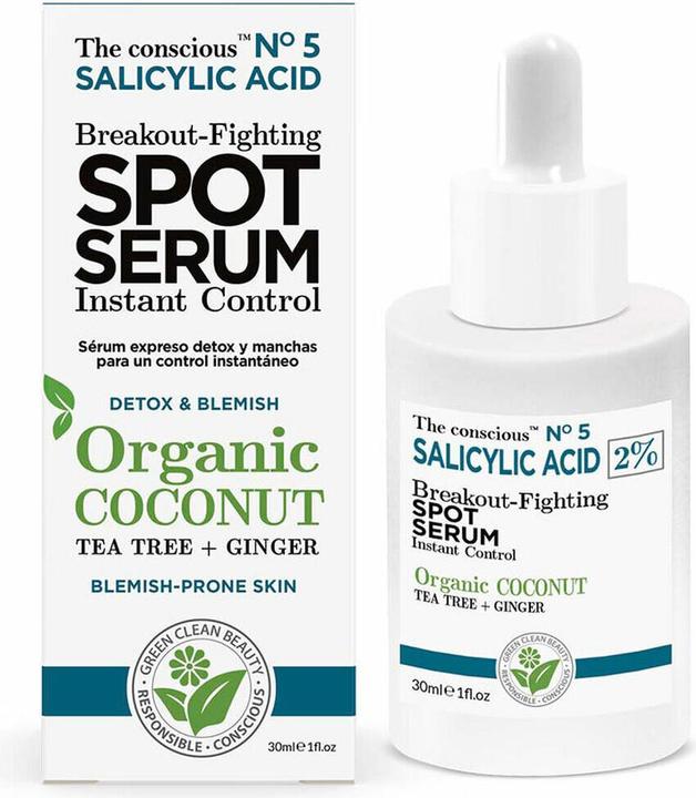 Produktbild Biovène Salicylsäure-Breakout-Fighting Spot Serum mit Bio-Kokosnuss 30ml (30 ml)