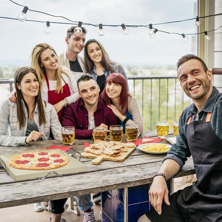 Produktbild Relaxdays Pizzastein Set