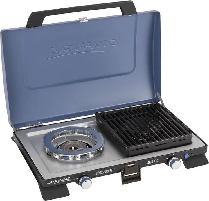 Actual product image Coleman 2000032230 400SG Gas cooker, 2-burner, black/blue