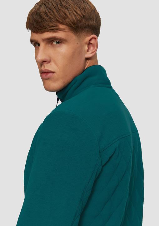 Actual product image S.Oliver Sweatshirt Jacke Fleece-Jacke im Fabricmix mit Stepp-Detail (XXL)