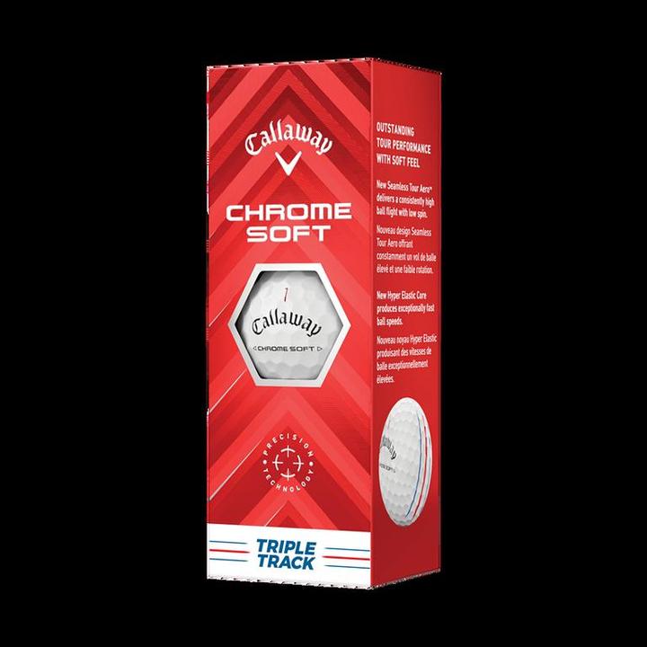 Actual product image Callaway Chrome Soft TripleTrack white (2024)