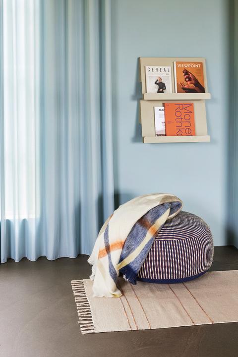 Image du produit Hübsch Mochi Pouf Blue/Multi