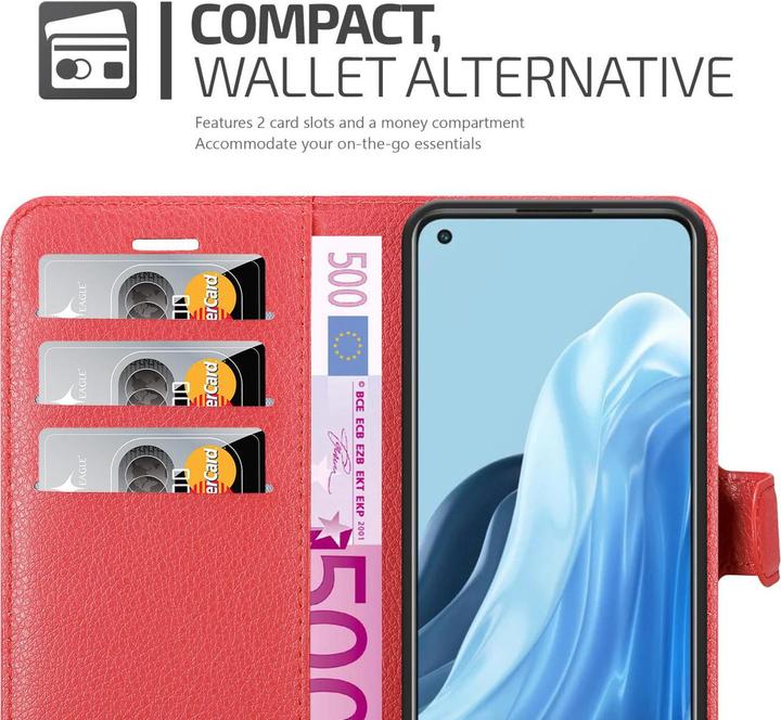 Produktbild Cadorabo Book Stand Hülle für Oppo FIND X5 LITE / Reno7 5G (Oppo Find X5 Lite, OPPO Reno7 Z 5G)