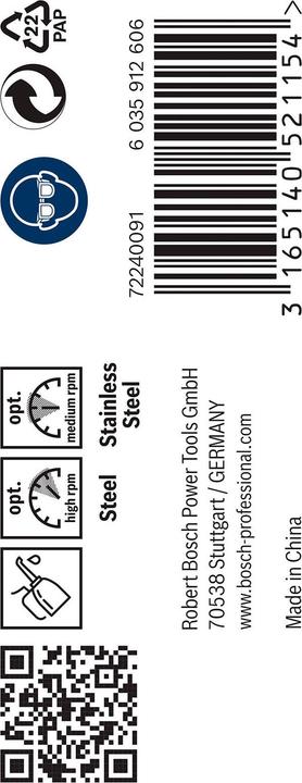Produktbild Bosch Professional Zubehör PRO Stainless Steel HSS-Co Spiralbohrer, 4 x 43 x 75 mm (4 mm)