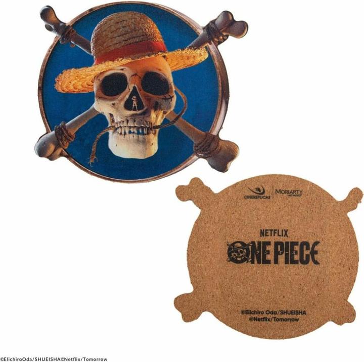 Produktbild Cinereplicas One Piece Untersetzer 4er-Pack Characters #1 (4x)