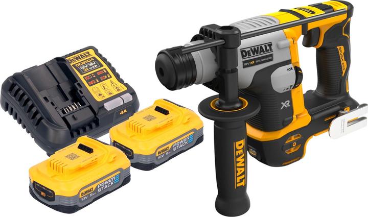 Produktbild DeWalt DCH 172 H2 Akku Bohrhammer 18 V 1,4 J SDS plus Brushless + 2x Powerstack Akku 5,0 Ah +