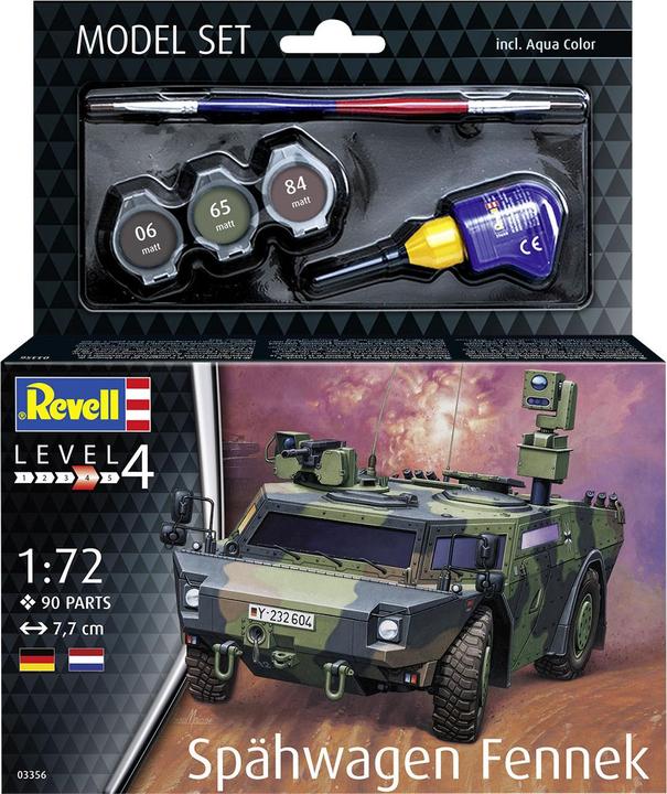 Actual product image Revell Model Set Scout Car Fennek