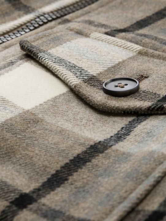 Actual product image Tom Tailor Flannel Check Jacket with Chest Pockets (M)