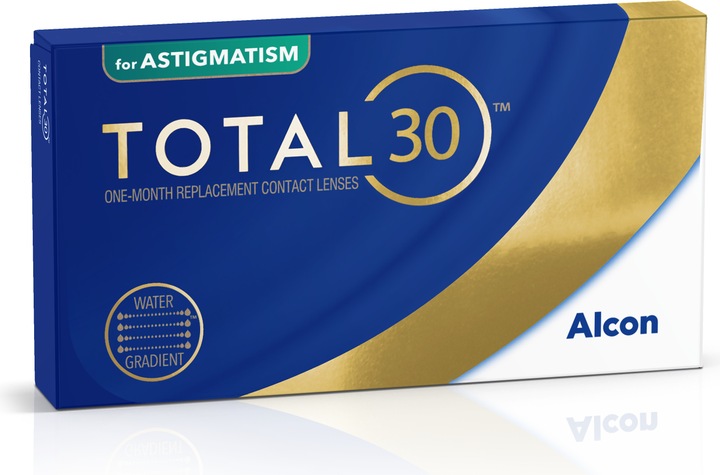 Produktbild Total 30 for Astigmatism (6 Stück, Monatslinse, Torisch)