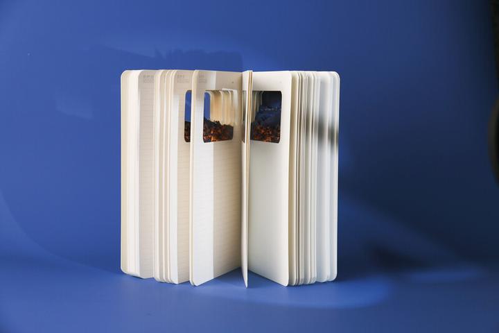 Actual product image Notizbuch 3D (110 x 180 mm, Lined, Hardcover)