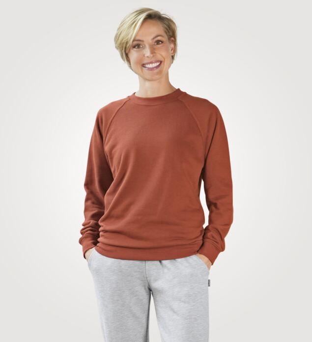 Produktbild HTA Unisex-Sweatshirt mit Bündchen, innen geraut (S)