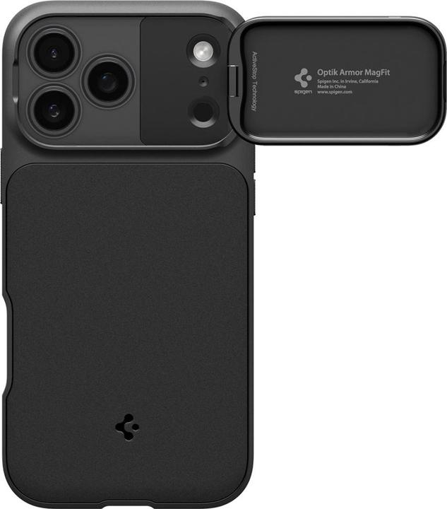 Image du produit Spigen - Optik Armor MagSafe - iPhone 17 Pro Max - Black (Apple iPhone 17 Pro Max)