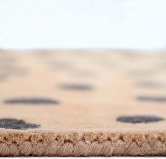 Produktbild Nattiot Teppich Kumako Leopard (90 x 125 cm)