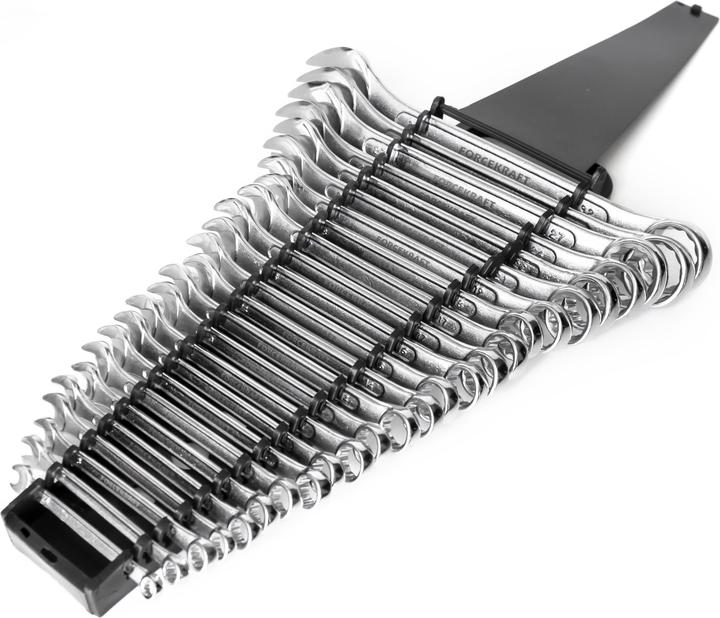 Produktbild Forcekraft Kombination Schraubenschlüssel-Set (10 mm, 11 mm, 12 mm, 13 mm, 14 mm, 15 mm, 16 mm, 17 mm, 18 mm, 19 mm, 21 mm, 22 mm, 24 mm, 27 mm, 30 mm, 32 mm, 6 mm, 7 mm, 8 mm, 9 mm)