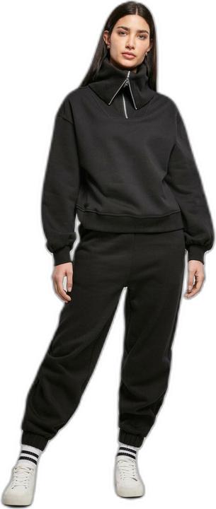 Actual product image Urban Classics Ladies Oversized High Neck Troyer Crew - 16654 (XS)