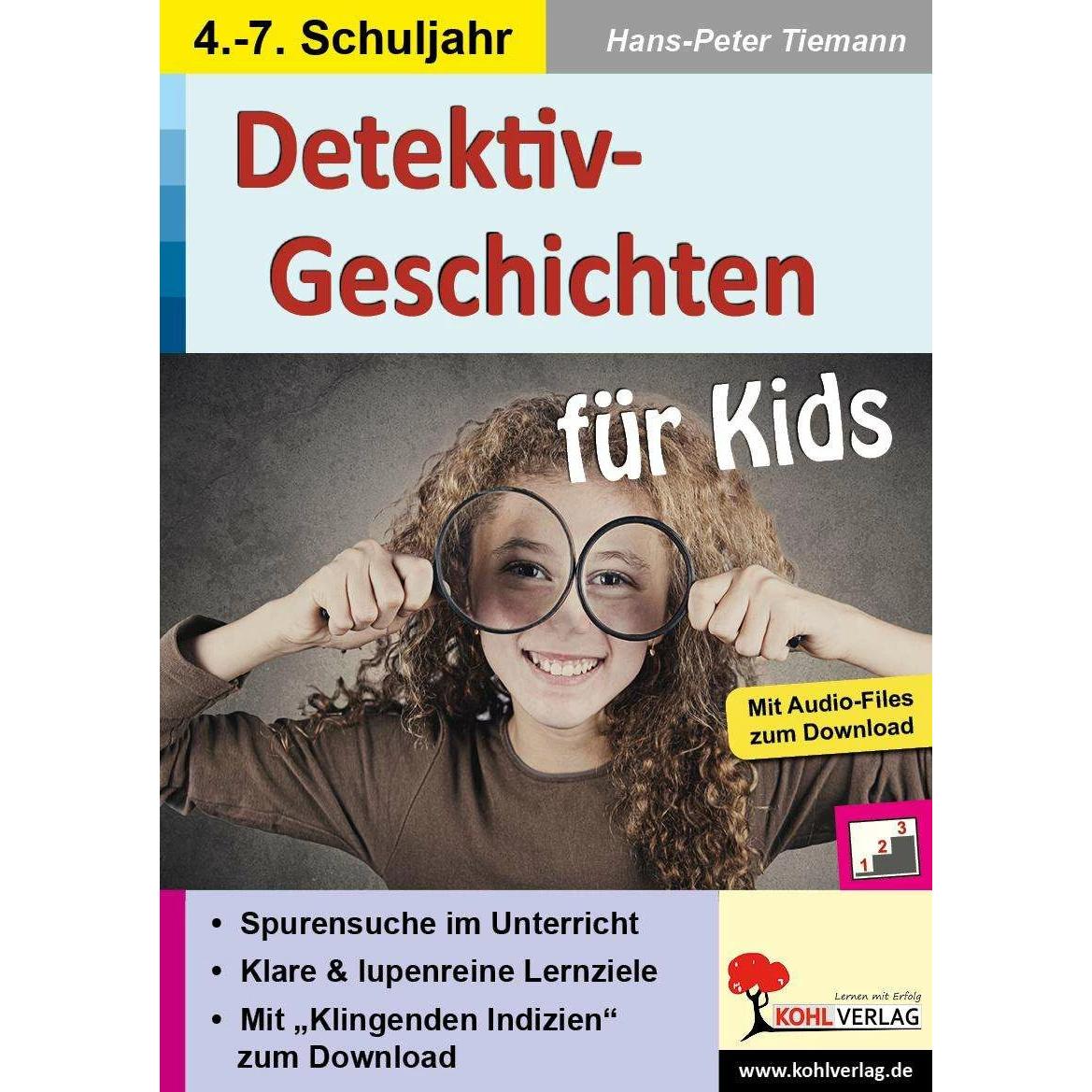 Detektiv-Geschichten für Kids, Schulbücher von Hans-Peter Tiemann