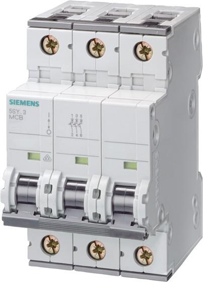 Image du produit Siemens Disjoncteur 15kA 3 pôles C20
