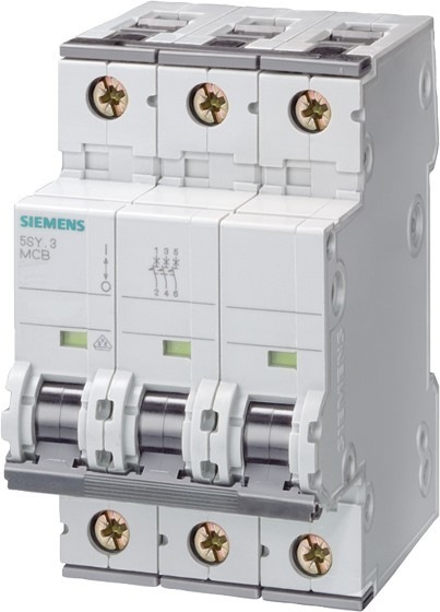 Actual product image Siemens Circuit breaker 15kA 3-pole C20