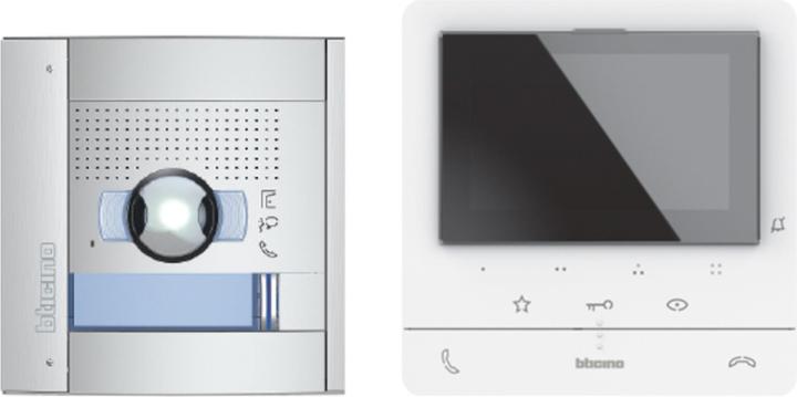 Bticino Flex ONE Classe 100 V16E + Sfera, 2-Draht, mit 5" Farb LCD-Display