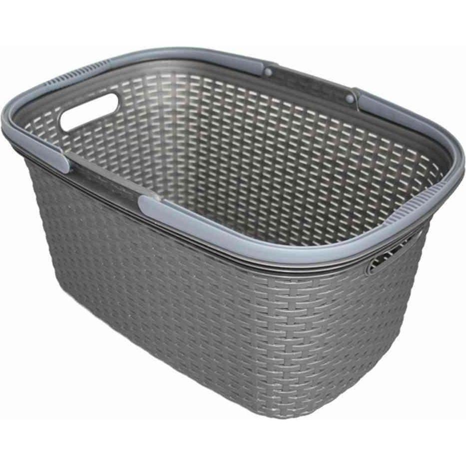 Thumbnail - Rival, Wäschekorb, Wäschekorb "Rattan-Design" 32 l (32 l)