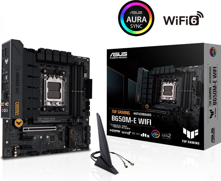Actual product image ASUS TUF Gaming B650M-E (AM5, AMD B650M, mATX)