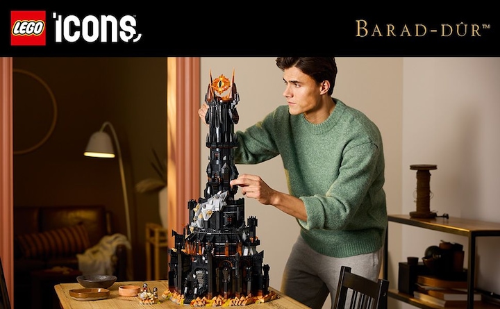 Immagine prodotto LEGO Il Signore degli Anelli: Barad-dûr (10333, LEGO Icons, Set LEGO rari)
