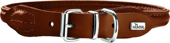 Actual product image Hunter Collar Round & Soft, Elk, Cognac (M, Dog, General)