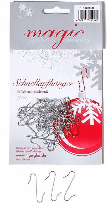Produktbild Inge’s Glas Christmas Decor S-Haken (50-teilig)
