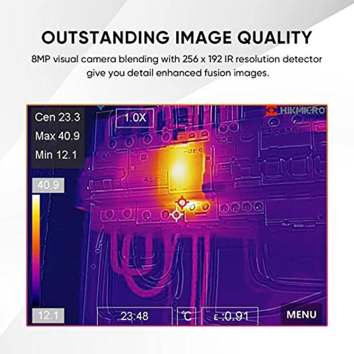 Actual product image Hikmicro HM-TP42-3AQF/W-Pocket2 Thermal imaging camera -20 to 400 °C 25 Hz WiFi
