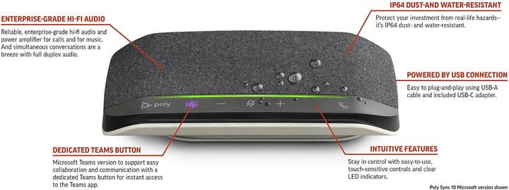 Produktbild Poly Sync 10 MS