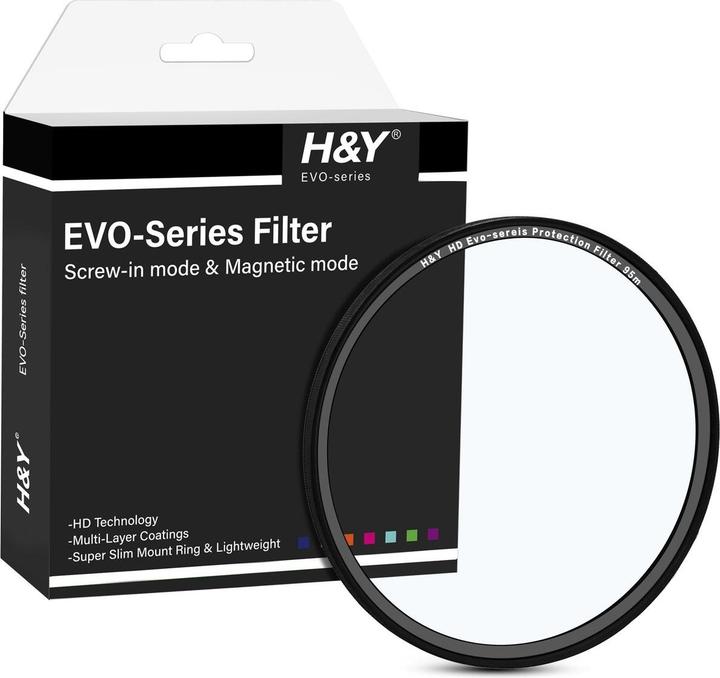 Actual product image H&Y HD EVO Protection Filter 95mm (UV only, no adapter) (95 mm, UV filter, 95 mm)