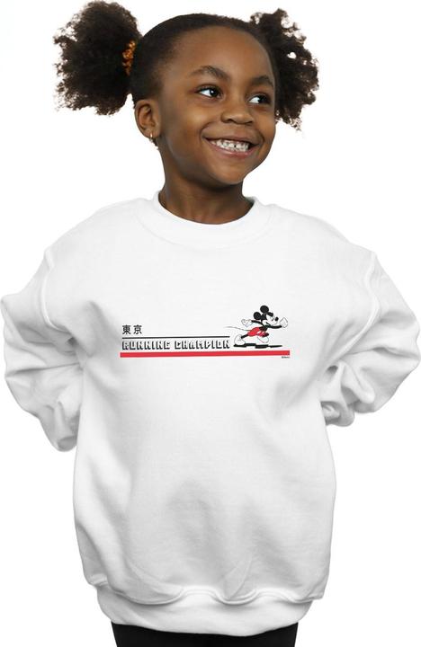Actual product image Disney Girls Mickey Mouse Running Champion Sweatshirt (128)