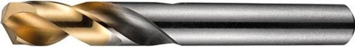 Actual product image Dormer Twist drill DIN/ANSI type N nominal diameter 4.9 mm HSS TiN 2.5xD right (4.9 millimetres)