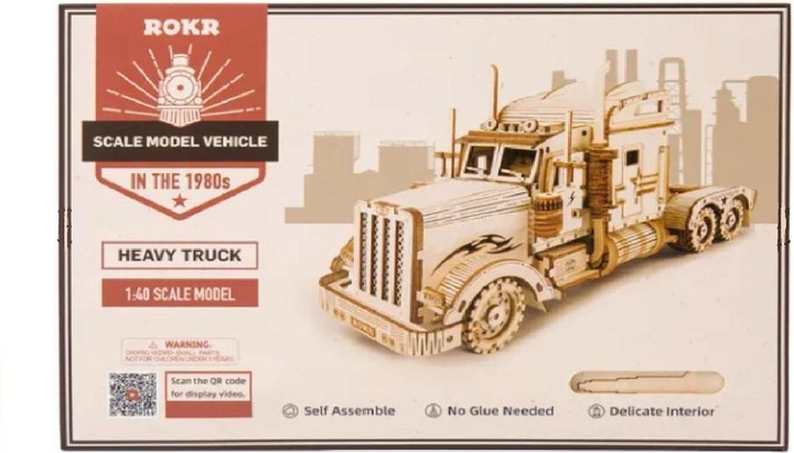 Actual product image Rokr MC502 - Heavy Truck (286 pieces)