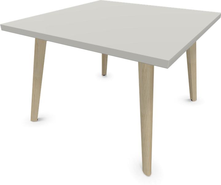 Frêne naturel teinté gris clair, Gris perle