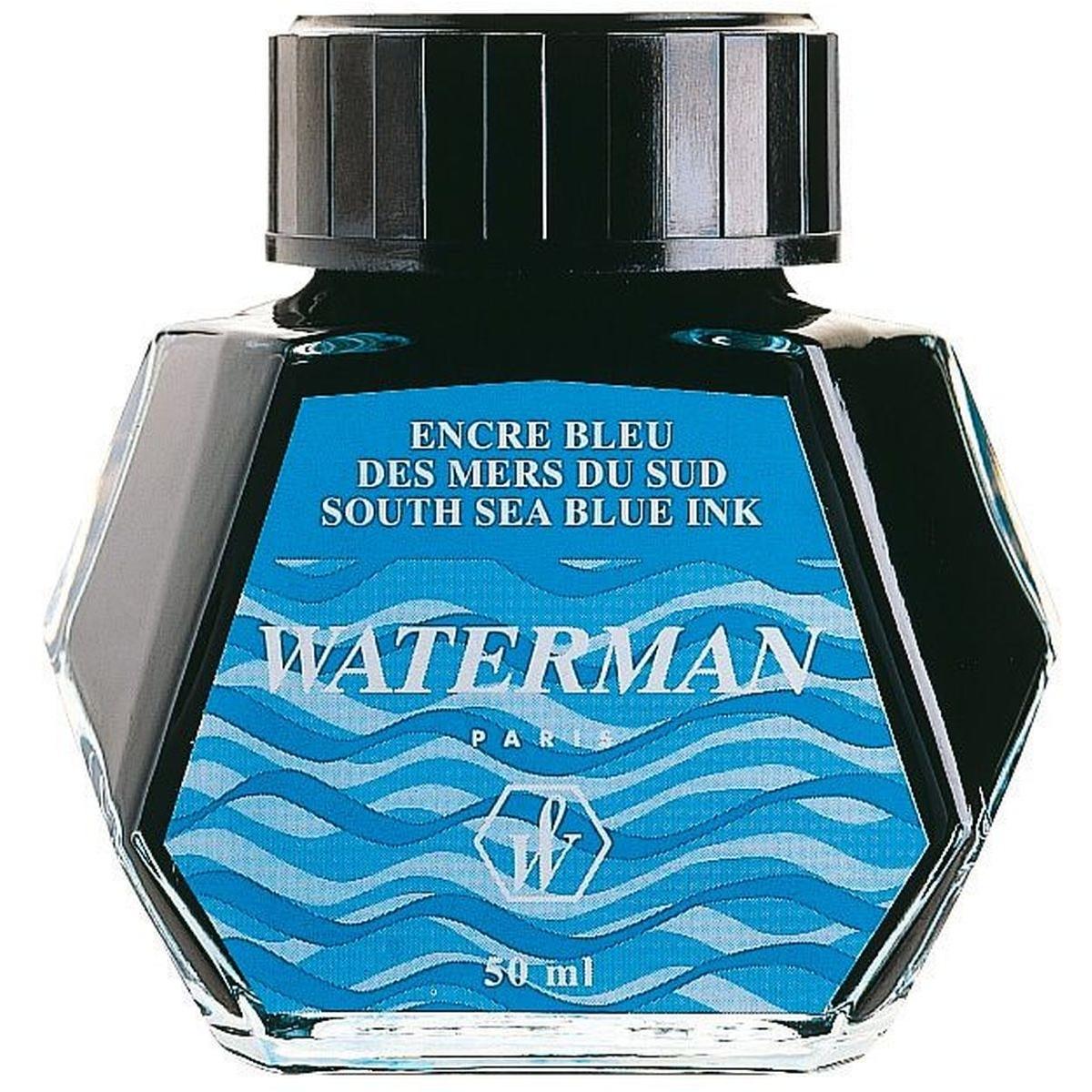 Waterman, Ersatzpatrone, Tintenflacon (Tintenfass, Türkis)