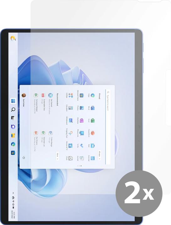 Actual product image Cazy Protective Glass Compatible with Microsoft Surface Pro 9 - Tempered Glass Screen Protector - (2 pcs.)
