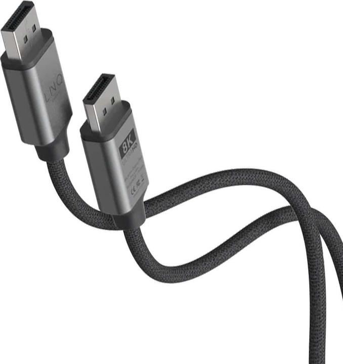 Actual product image LINQ Connects DisplayPort male -> DisplayPort male LQ48025 grey (2 m)