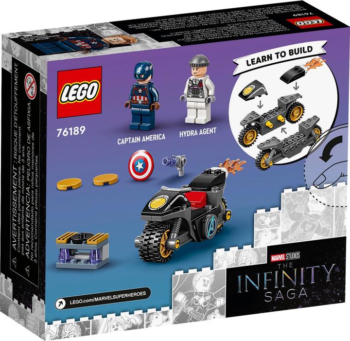 Immagine prodotto LEGO Duello tra Capitan America e l'HYDRA (76189, LEGO Marvel)
