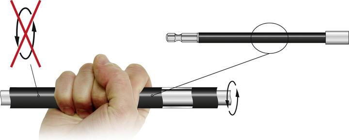 Actual product image Kraftwerk Bit quick change magneth. (1/4")