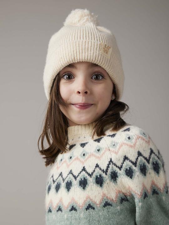 Produktbild Vertbaudet Mädchen Jacquard-Strickkleid (140)