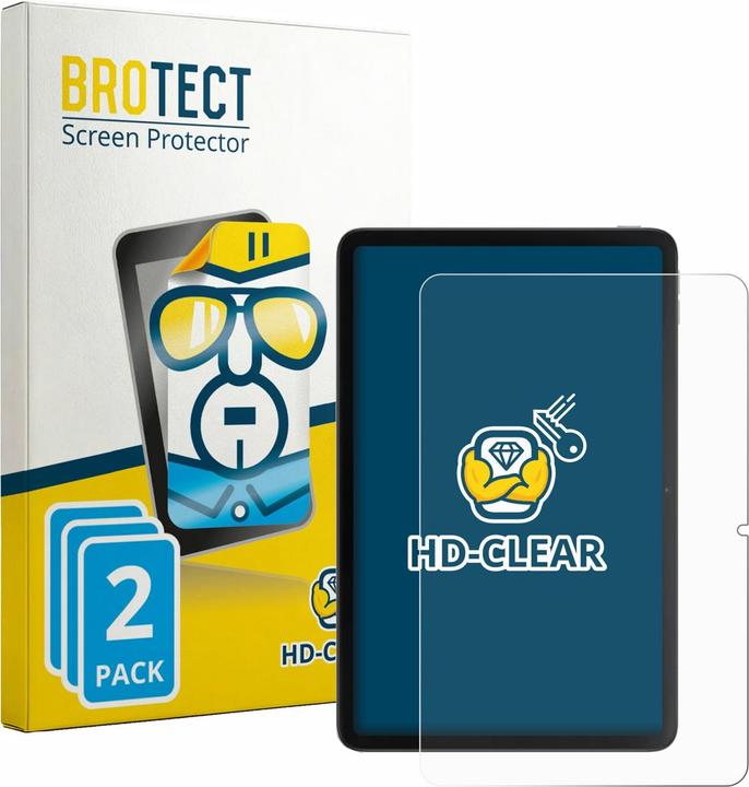 Produktbild BROTECT Schutzfolie für Xiaomi Redmi Pad 2 9.7 Displayschutz Displayschutzfolie Folie Klar Transparent (2 Stk., Xiaomi Redmi Pad 2)