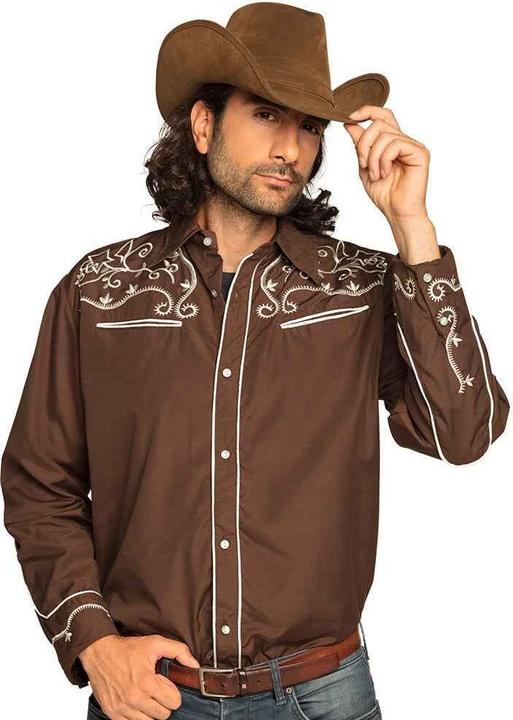 Immagine prodotto Boland Camicia western marrone taglia XL (XL)