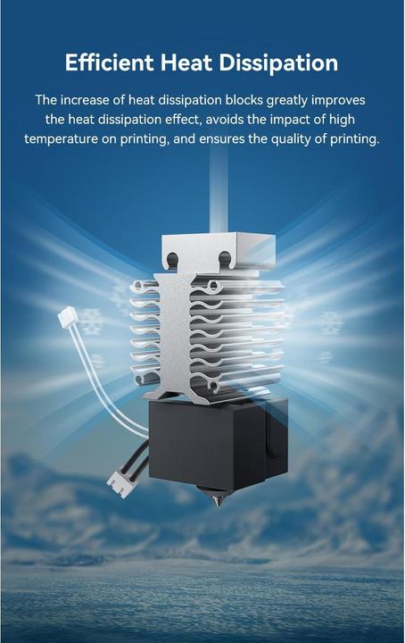 Actual product image Creality Heating element Ender 3V3 SE heating block set (Blast pipe)